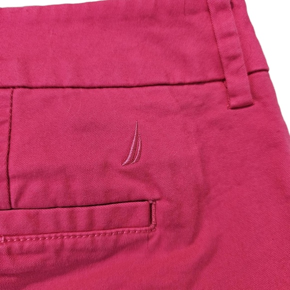NAUTICA Hot Pink Chino Shorts Womens  Size 12‎ - Picture 4 of 4